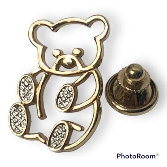 Vintage Avon Teddy Bear Pin Brooch - Picture 1 of 4
